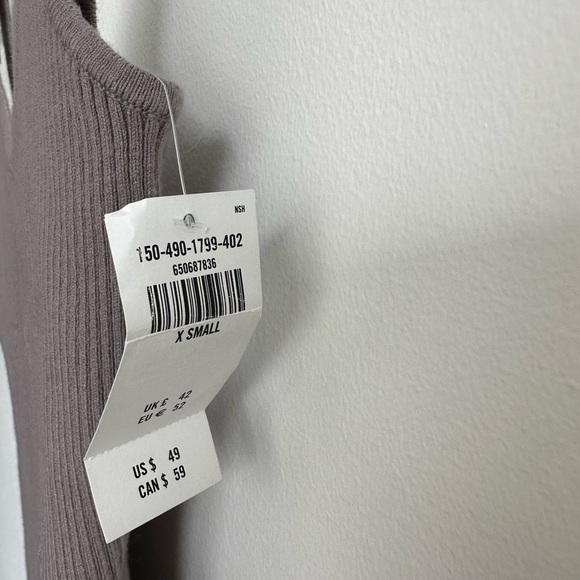 Abercrombie & Fitch Ribbed Thong Bodysuit Size XS Extra Small (NWT) - Picture 4 of 6